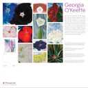 Wall Calendar 2026, Georgia O'Keeffe Art, 12 Months, Large Grid Design Featuring 12 Artworks