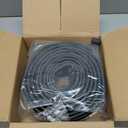 U+O Ring Garage Door Seals Bottom Rubber Kit with Pre-Drilled Aluminum Track Retainer Base, Heavy-Duty Combination Weather Stripping Kit, 16.5 Feet