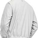 NORTHYARD Men's Bomber Jacket Lightweight Casual Windbreaker Zip Up Fashion Windproof Coat Spring Fall (Gray, XL)