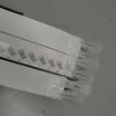 Changshade 6-Pack Pleated Paper Temporary Shades Cordless Light Filtering Cut to Size Temporary Paper Blinds for Indoor Windows of Office, Bedroom, Bathroom, Living Room, 36" W x 72" H, White