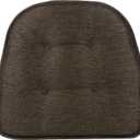 Non-Slip Chair Cushions, Assembled in USA, U-Shaped Skid-Proof Seat Pads for Dining Room, Kitchen, Office, 15"x16", 2 Pack