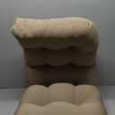 Blazing Needles Twill Rounded Back Loveseat Cushion, 42" x 19", Toffee