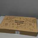 TEKXYZ Telescoping Balloon Stand Set of 4, 1.5ft to 7ft Free Adjustable Metal Balloon Column Stand for Party Decorations