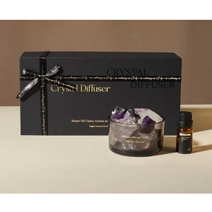 Natural Purifying Diffuser Crystal Gift Box with Essential oil