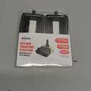 iPrimio No Lift Bed Stoppers to Prevent Sliding - 4 Pack Black Solid Rubber Keep Furniture from Sliding - No-Slip Caster Cups for Beds, Sofas, and Tables - Bed Stoppers - Simply Slide and Squeeze