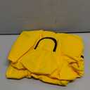 Candofly Dog Raincoat Hooded Poncho - Adjustable Waterproof Dog Rain Jacket Lightweight Reflective Dog Rain Coat Pet Slicker for Small Medium Large Dogs (Large, Yellow)