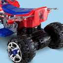 Kid Trax Marvel Spiderman Toddler ATV Ride On Toy, 12 Volt Battery, 3-7 Years, Max Rider Weight 88 lbs, Spider-Man Blue
