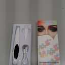 Heated Eyelash Curler for Women, Electric Lash Curler with 10s Fast Heating, 4 Adjustable Temp (65°C-95°C), 24H Curl, USB-C Rechargeable, Ergonomic Design, Travel-Friendly Makeup Tool Gift