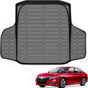 All Weather Cargo Liner Fit for Honda Accord 2018-2026 (Include Hybrid) TPE Liners Accord Accessories All Season Guard Odorless Anti-Slip Cargo Mat Black