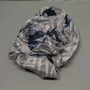 Club Chair Slipcover Printed 2 Piece Round Barrel Chair Cover Tub Armchair Covers with Elastic Bottom Chair Coverings Furniture Protector for Bar Counter (Lily Flower+gray Texture)