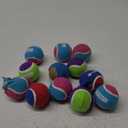 Nobleza Dog Tennis Balls 12 Pack, Durable Bouncy Floatable Squeaky Tennis Balls for Dogs for Fetch & Exercise, Training Interactive Natural Rubber Squeaky Dog Ball for Small Medium Dogs, 2.5in (2.5 in - Moderate Chewer, Mix Color)