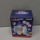 PINSHILE DIY Space Magic Balloon Craft Kit, Sticker Decorated Balloons Toy for Kids, Rocket Air Pump Fun with Balloon Monster Pals, DIY Creative Activity, Birthday Gifts for Girls Boys Ages 3+ (Off-white)