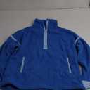 Panadila Womens Half Zip Sherpa Fleece Pullover Soft Oversized Sweatshirt with Pockets Warm Fuzzy Sweater M