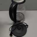 Cosori Electric Kettle, No Plastic Contact With Water, Wide Mouth For Easy Cleaning, Auto Shut Off, 1.7L Tea Kettle & Hot Water Boiler, Water Heater & Teapot, Borosilicate Glass, Black, 1500W (1.8 Quarts)