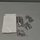 100PCS Swivel Snap Hooks with Key Rings, Premium Metal Swivel Lobster Claw Clasps Assorted Sizes (Large, Medium, Small) for Keychain Clip Lanyard, Jewelry Making, Crafts, Silver