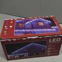 670 LED Christmas Lights Outdoor, 66ft Blue String Lights Indoor with 148 Drops 12 Modes, Dimmable Curtain Window Lights, Waterproof Twinkle Fairy Lights with Timer for Bedroom Christmas Decorations