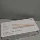 T3 SinglePass StyleMax Professional 1" Ceramic Flat Iron with Custom Heat Automation, 9 Heat Settings, Longer Ceramic Plates, for Straightening, Waving, Curling & Styling (Satin Blush)