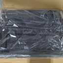 SPORT BEATS Stadium Seats with Back Support Bleacher Chairs with Back and Cushion Thick Padded Bleacher Seats Includes Shoulder Strap Black 2pcs Standard