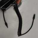 chubbycable USB C to C 240W Braided Coiled Charging Cable, All Black, 6FT