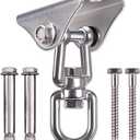 SELEWARE Stainless Steel Swing Hanger Heavy Duty Ceiling Swing Mount Free Swivel Swing Hook Swing Hardware Kit for Yoga Swing Hammock Chair Porch Swing Sets Heavy Punching Bag 1000 LB Capacity