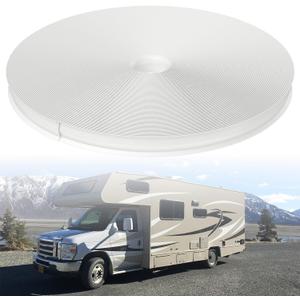 BFXM RV Trim Molding Insert 0.875'' Heavy-Duty Vinyl Trim Insert, RV Weather Stripping Exterior RV Screw Cover Trim for Use on RVs, Campers and Travel Trailers Exterior (White, 100 ft)