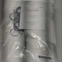 90 Inch Curtains Pinch Pleated Linen Curtain for Living Room, Floor to Ceiling Light Filtering Pleat Drapes Natural Textured Thick Semi-Sheer Window Curtains with Hooks for Bedroom Farmhouse, 2 Panels