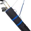 Lightweight Golf Bags for Men, Foldable Golf Club Bags Made of Oxford Cloth, Adjustable Strap, Holds Multiple Clubs, Golf Travel Bag Gifts Compact Design Easy to Store and Travel