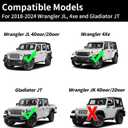 Keyhole Covers for Jeep Wrangler JL Gladiator JT 2018-2025 2026 Door Security Accessories Magnetic Keyhole Door Lock Cover Waterproof Protection Item Black and Red