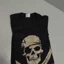 Pirate Skull and Crossbones Skeleton Halloween for Kids Boys T-Shirt Small