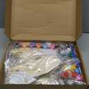 Jenaai 10 Pcs DIY Wooden Boat Kits Wooden Sailboat to Paint Decorate Unfinished Wood Blank Craft Model Boat Sailboat Activities for DIY Projects Handmade Gift Party