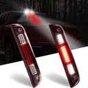 LED Third 3rd Brake Light Rear Cargo Lamp High Mount Stop light for Chevrolet Silverado/for GMC Sierra 1500 2014-2018, 2500HD 3500HD 2015-2018 (Red Lens)