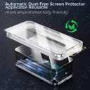 MAGIC JOHN 3rd Gen Upgraded for iPhone 16ProMax Privacy Screen Protector 6.9 Inch,25Anti-Spy Screen,Shockproof Tempered Glass,Auto Dust-Removal,Bubble Free,Easy Installation,2 Pack