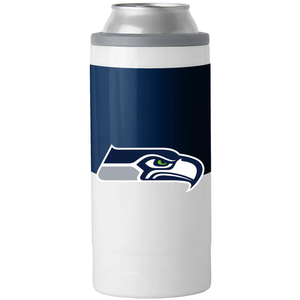 12 Oz SEATTLE SEAHAWKS SLIM CAN COOLIE, Fits 12oz Slim Cans