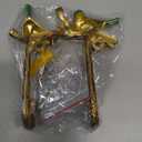 Vintage Bird Shaped Decorative Wall Hook Rack Hanger for Hanging Clothes Coats Towels Keys Hats, 1 Pack Antique Metal Mounted Wall Hook, 2 Birds