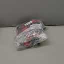 Malier Classic Plaid Fleece Dog Coat - Warm Winter Jacket with Pocket, Windproof for Small, Medium, Large Dogs (Red, X-Large)