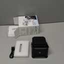 Wireless Induction Speaker 5-in-1 Bluetooth Speaker with Phone Stand, Stereo Sound, 3500mAh Rechargeable, 8 RGB Ambient Light, 360° Adjustable Holder for iPhone/ Android/ iPad, Gifts for Men Women (Black)