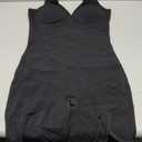 KUMAYES Shapewear Bodysuit for Women - Tummy Control Butt Lifter Fajas Body Shaper V-Neck Body suit Waist Trainer, XL, Black 