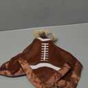 Bearington Baby Touchdown Snuggler, 15 Inch Football Plush Stuffed Animal Teddy Bear Security Blanket Lovey for Babies (15" Touchdown)