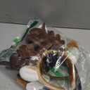 4Pcs Reindeer Antlers HeadbandDark Brown Light Brown Reindeer Headpiece Reindeer Plush Antlers Headband for Christmas Easter Halloween Party