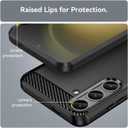 Case for Galaxy S24 Plus Case, Samsung S24+ 5G SM-S926U Case, Slim Thin Phone Case TPU Soft Back Cases Anti-Scratch Shockproof Protective Cover for Samsung Galaxy S24+ 5G Black