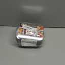 FUIIKEEM 1 Lb Small Aluminum Pans with Lids(40 Pack - 5"×4") Tin Foil Pans Disposable Cookware- Cardboard Lids, for Cooking Baking Party Meal, Takeout Trays - To Go Disposable Food Container