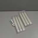 7 Inches Flameless Taper Candles with Remote Timer, Real Wax Ivory Short Led Candlesticks, 3D Wick Light Battery Operated Candlesticks for Christmas Home Wedding Table Decor, 6 Pcs