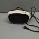 Space Heater, Teioe Mini Electric Space Heater 800W/400W, Small PTC Ceramic Heater with Tip-Over and Overheat Protection, 3 Operating Modes, Space Heaters for Indoor, Office, Bedroom and Desk (White)