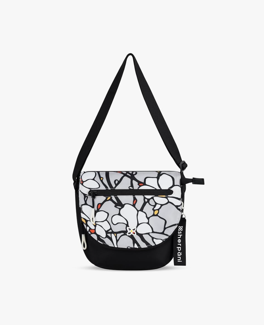 Sherpani Milli, Nylon Flap Crossbody Purse, Medium Shoulder Bag, Travel Crossbody Bags for Women, RFID Protection