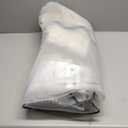 Off Beige White Double Layer Thick Linen Blackout 105 Inch Curtains 2 Panels Set for Dining Room, Pinch Pleated Room Darkening Thermal Curtain for Summer Heat Boho Office Window Drapes 8-3/4 FT Length