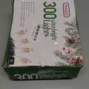 PREXTEX 300 Count Clear Christmas Tree Lights with Green Wire - 60 ft Warm White Christmas Lights for Indoor or Outdoor Use - Holiday Incandescent String Lights for Xmas Trees, Patios, and Fences