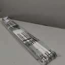 LazBlinds No Tools No Drill 1" Vinyl Mini Blinds, Cordless Blinds for Windows, Light Filtering Horizontal Window Blinds & Shades, 32" W x 64" H, Grey