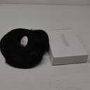 FESHFEN Long Wigs with Bangs, Synthetic Natural Looking Layered Straight Hair Wig for Women Daily Party Use 18 inch, Natural Black