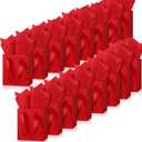 Tenare 12 Pcs Small Gift Bags Mini Paper Bag with Handle Tissue Happy Easter Spring Mother Father's Day Party Favor, 4 x 2.75 x 4.5 Inch(4 x 2.75 x 4.5 Inch, Red)