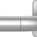 Silver Curtain Rods for Windows 48 to 78, 1 inch Blackout Wrap Around, Adjustable Heavy Duty Curtain Rods for Bedroom, Kitchen and Outdoor Patio